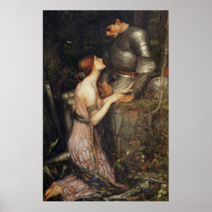 Poster Lamia and the Soldier - John William Waterhouse