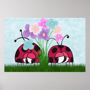 Poster L'Amour Au Premier Regard Illustration De Ladybug 