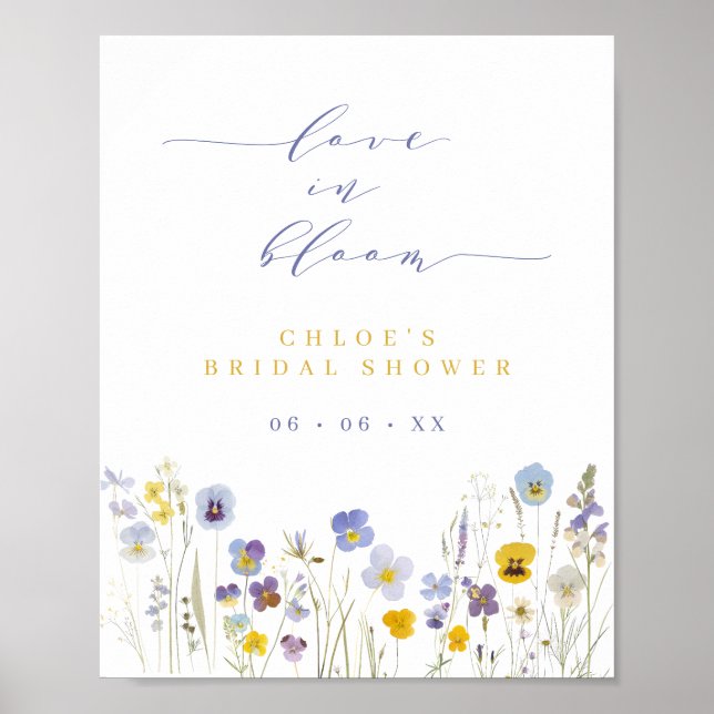 Poster L'amour bleu et jaune dans la Fête des mariées fle (Devant)