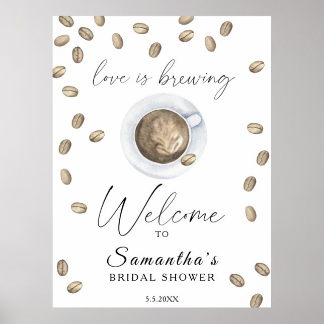 Poster L'amour brasse La douche nuptiale bienvenue (Devant)