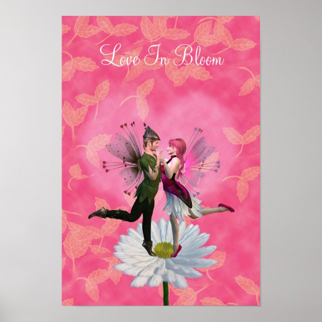 Poster L'Amour Dans Les Fées En Fleur De Fleur Danser (Devant)