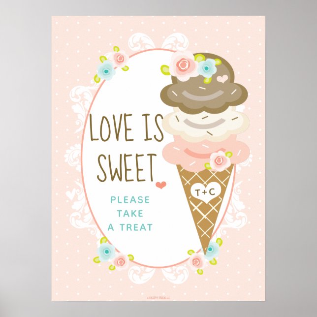 Poster L'amour de la glace est doux, s'il vous plaît pren (Devant)