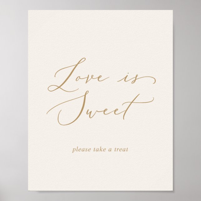 Poster L'amour de l'or et de la crème est Mariage doux (Devant)