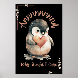 Poster L'Amour De Moi, Et Pourquoi Je Me Soucie,