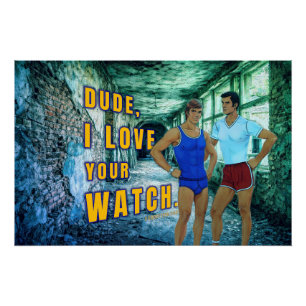 Poster L'amour de SlipperyJoe pour votre montre artiste L