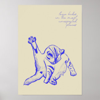 Poster L'amour du chat'24