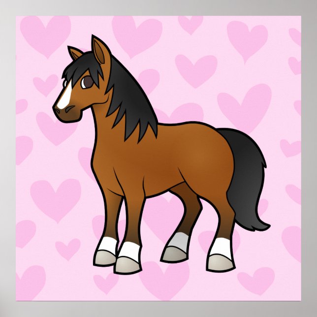 Poster L'amour du cheval (Devant)