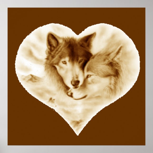 Poster L'amour du loup (Devant)