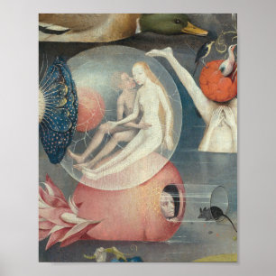 Poster L'Amour En Enfer Par Hieronymus Bosch