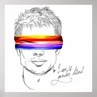 Poster L'Amour Est Aveugle