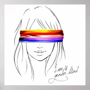 Poster L'Amour Est Aveugle