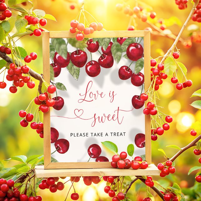 Poster L'amour est doux Prenez une Fête des mariées de tr (Créateur téléchargé)