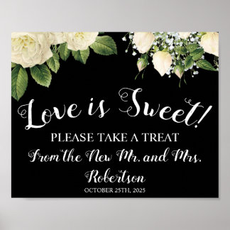 Poster L'amour est doux signe Mariage de Fête des mariées