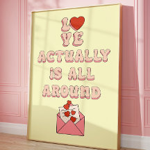 L'Amour Est En Fait Tout Autour De Citation Rétro 