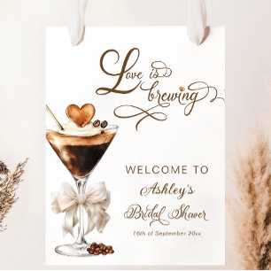 Poster L'amour est en train de préparer un Martini Espres