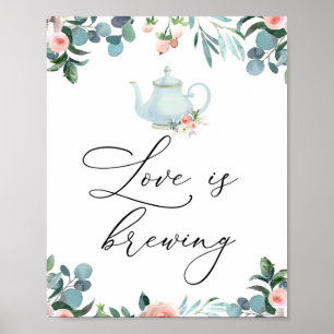 Poster L'amour est en train de se préparer Signe Temps po