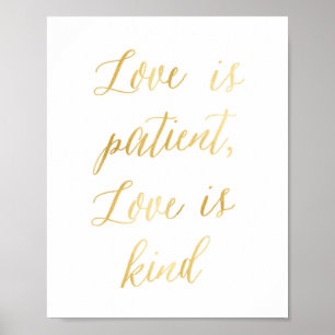 Poster L'amour est patient, l'amour est un art