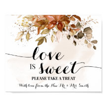 L'amour est Sweet Dessert Table Automne Douche Mar