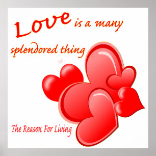 Poster L'amour est un beaucoup chose de Splendored,