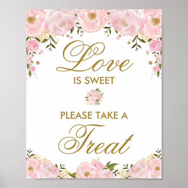 Poster L'amour est un mariage doux Faveur Signer Douche F (Devant)