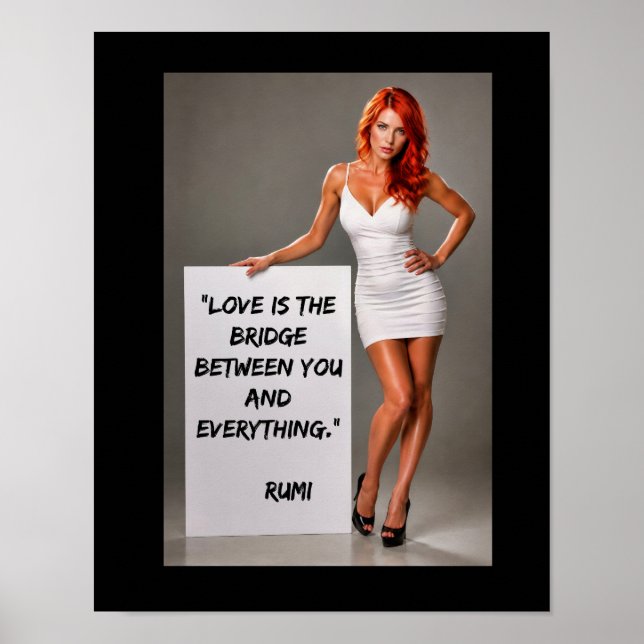 Poster L'amour est un pont (Devant)