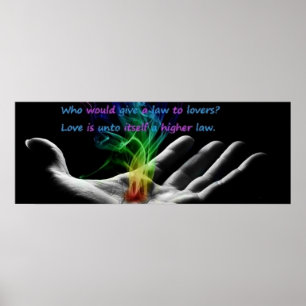 Poster L'amour est une loi supérieure
