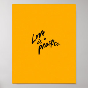 Poster "L'Amour Est Une Pratique"