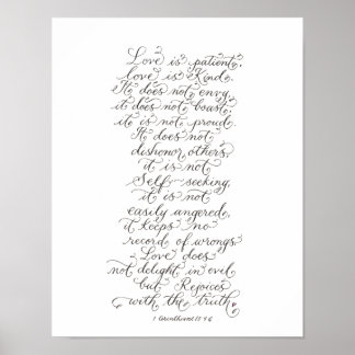 Poster L'amour est une source d'inspiration patiente vers