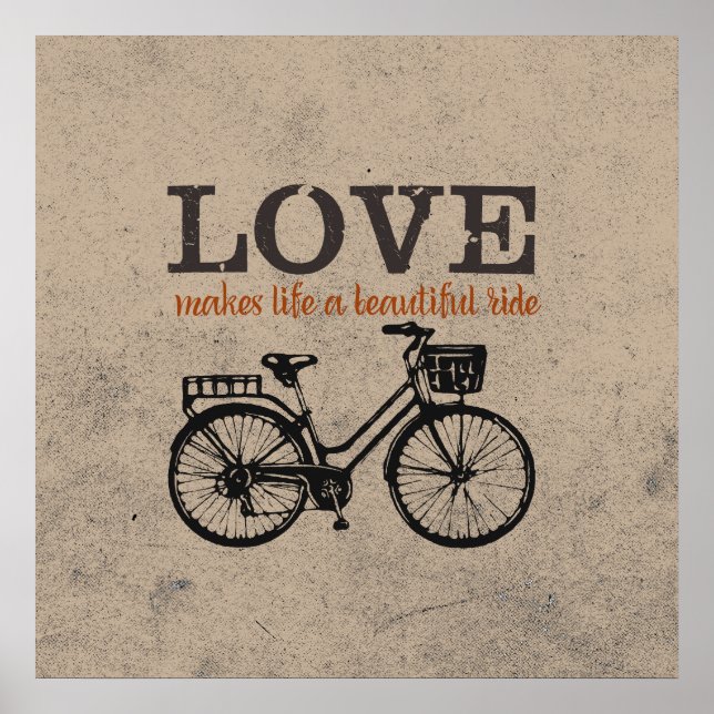 Poster L'amour fait de la vie une belle balade (Devant)
