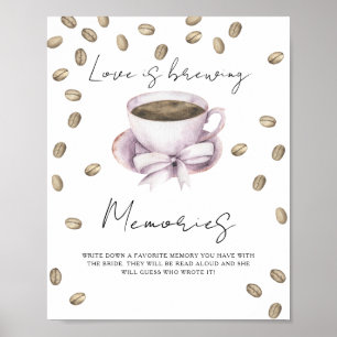 Poster L'amour fait mijoter des souvenirs avec la mariée