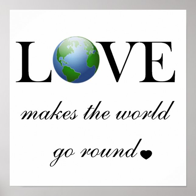 Poster L'amour fait tourner le monde (Devant)