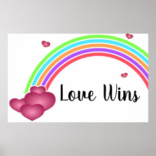 Poster L'amour gagne Rainbow