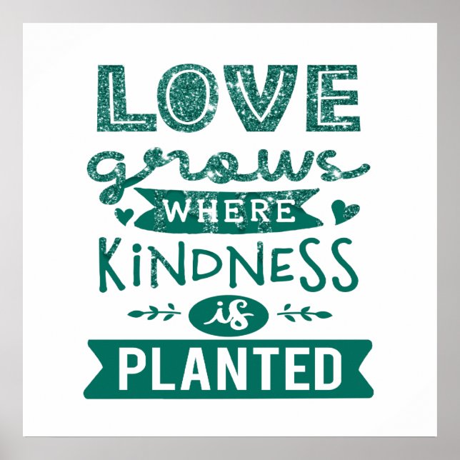 Poster L'Amour Grandit Là Où La Douceur Est Plantée (Devant)