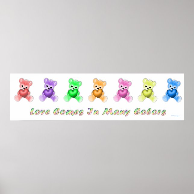Poster L'amour KRW vient dans de nombreuses couleurs (Devant)