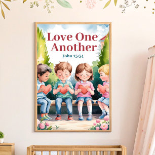 Poster L'amour l'autre Christian Nursery Wall Art