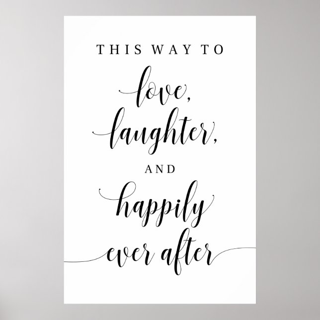 Poster L'amour, le rire et la joie après le Mariage (Devant)