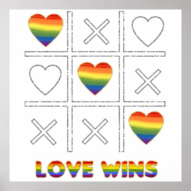 Poster L'amour LGBT gagne (Devant)