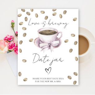 Poster L'amour mijote idées de soirée de douche de mariée
