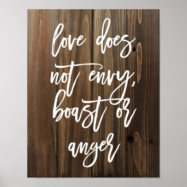 Poster L'amour n'envie pas, ne se vante pas ou... Faux Wo (Devant)