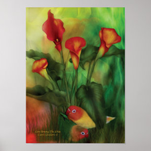 Poster L'Amour Parmi Les Lilies Poster/Imprimer