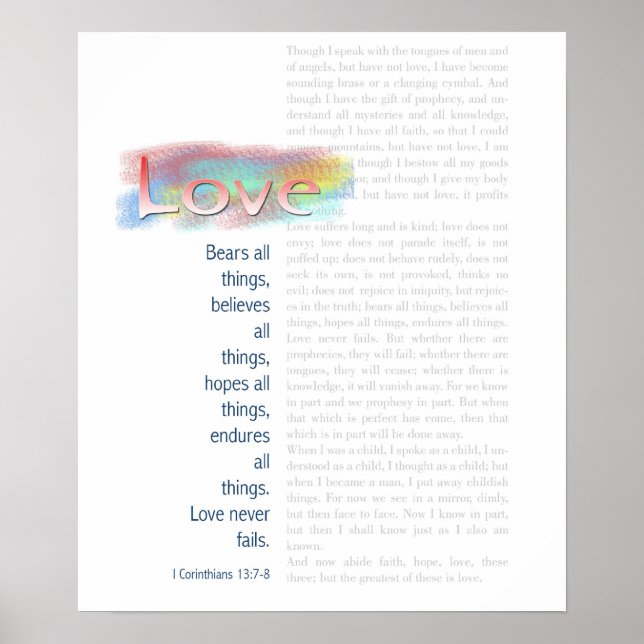 Poster L'amour porte toutes les choses (Devant)