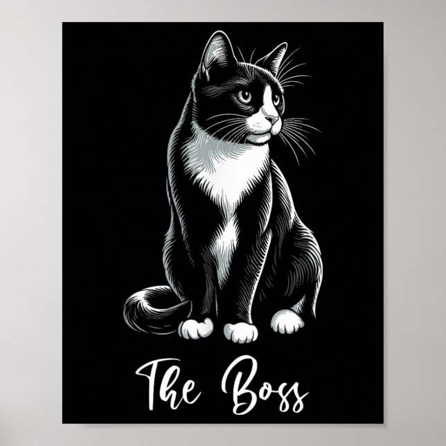 Poster L'Amoureux des chats Boss Tuxedo Kitten Tuxedo Pro (Devant)