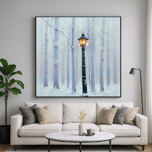 Poster Lampadaire Lone