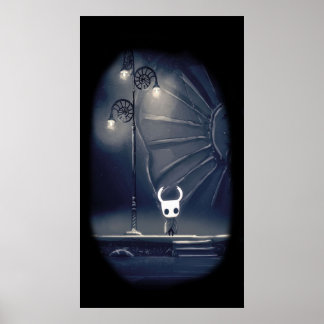Poster Lampe de rue Hollow Knight