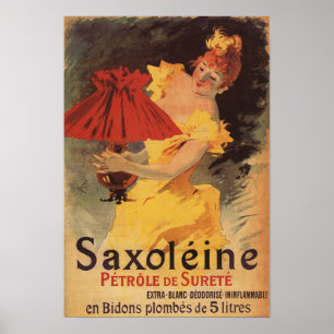 Poster Lampe rouge à huile de saxoléine