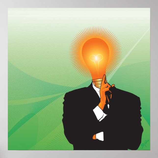 Poster L'ampoule la plus brillante du tiroir-couteau (Devant)