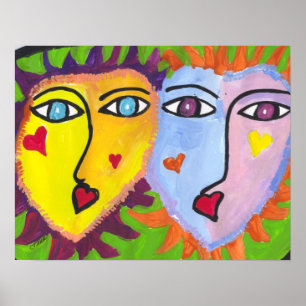 Poster L'amusement fait face à l'affiche