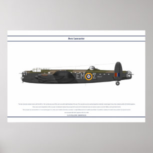 Poster Lancaster BI 207e Escadron