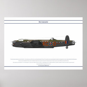 Poster Lancaster BIII 617e Escadron