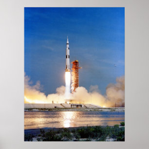 Poster Lancement d'Apollo 11